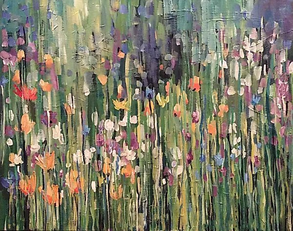Summer, canvas, acrylic