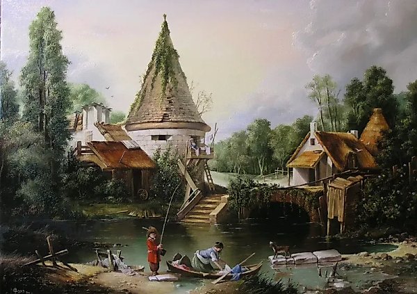 В окрестностях Бове масло, холст