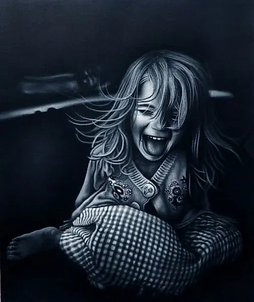 Emotions Airbrushing, canvas