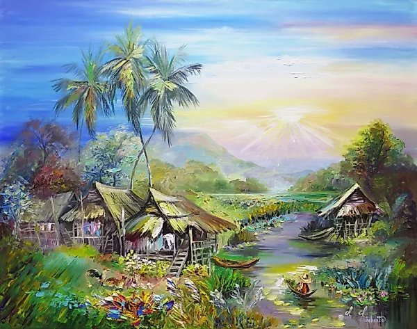 And let the whole world wait... oil, canvas