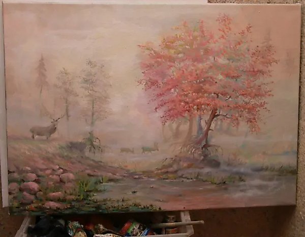 К вечеру холст,масло