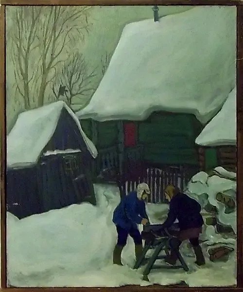 Без названия масло, холст 