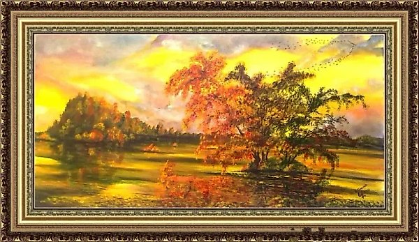 Всполохи осени холст/масло