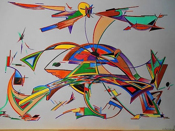 Entrance and exit from parallel worlds paper, pencil