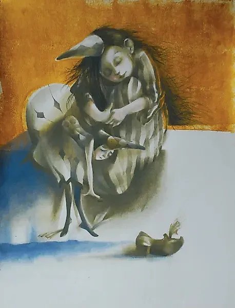 Dream Before Christmas Acrylic, paper