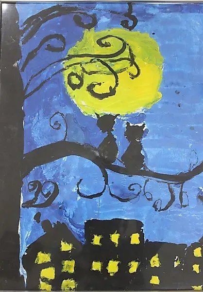 Together: gouache, paper