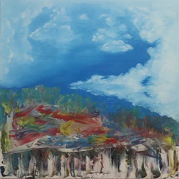 Not in Paris
Oil on canvas.