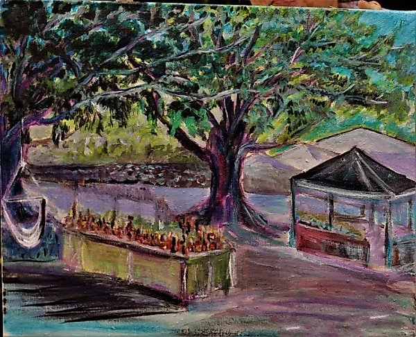 Эмунди акрил на холсте