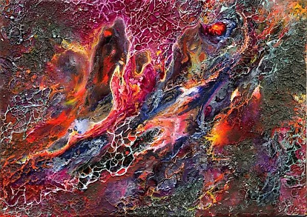Chaos Theory Acrylic, mediums, canvas
