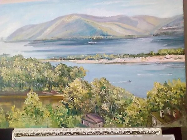 Волжский пейзаж,Царевщина Холст,масло 