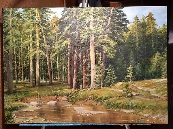 Корабельная роща Масло холст