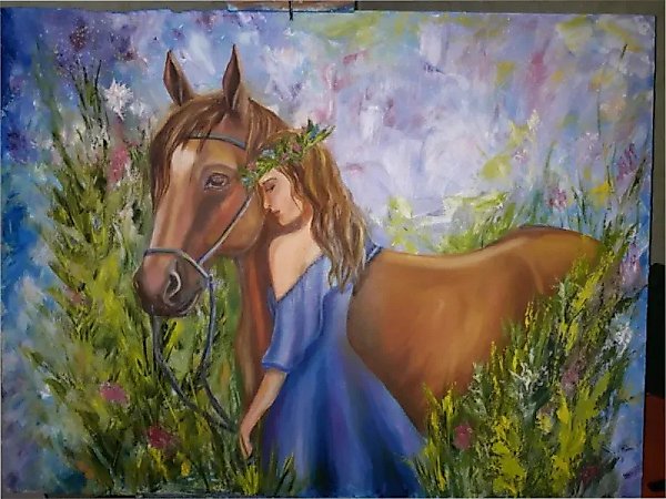 Friendship  
Canvas, oil