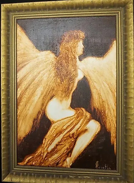 Angel of Happiness  
oil, canvas