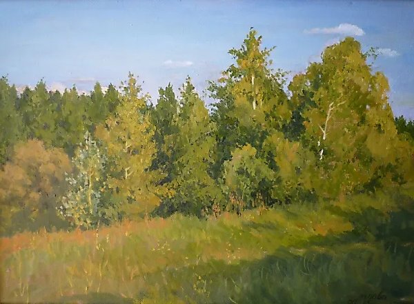 Лето холст,масло