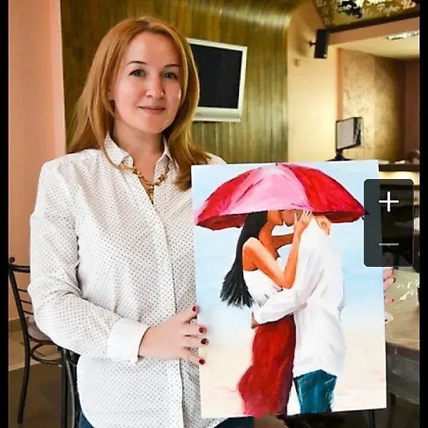 Поцелуй Акрил,холст