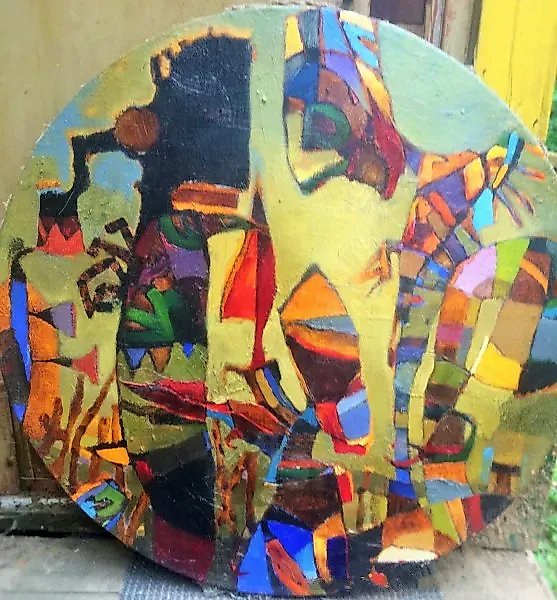 Family, oil, canvas