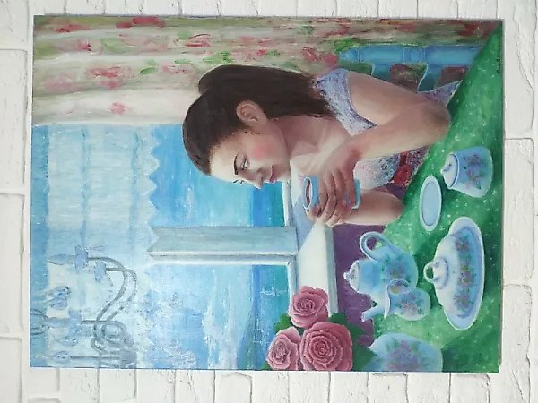 Portrait of a Girl Acrylic on Canvas