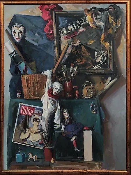 Still Life With Dolls canvas, oil