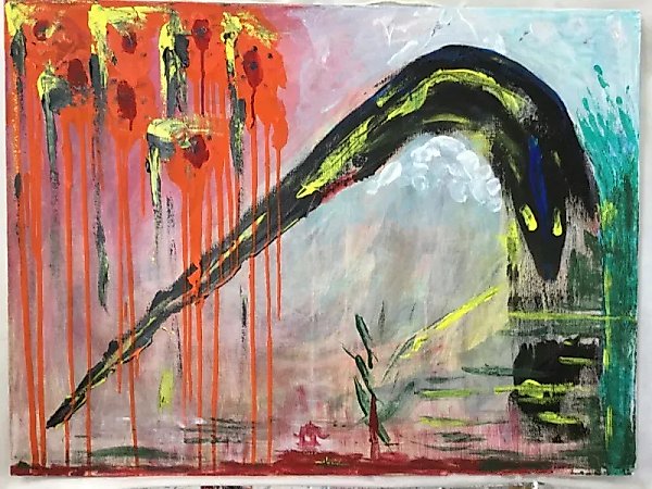 COMPOSITION TSY Canvas, acrylic