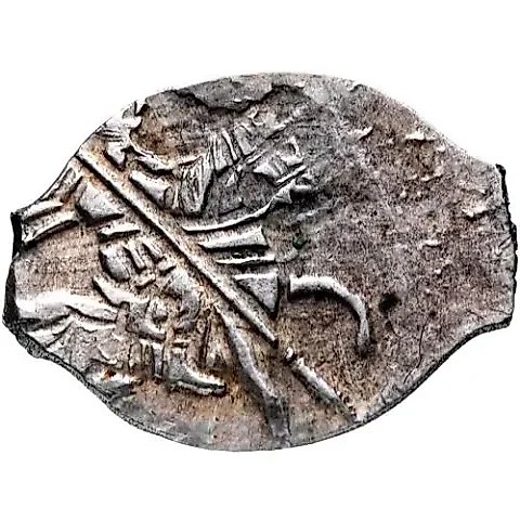 копейка Владислава Жигимонтовича 1610-1612, всадник вправо [Москва] — 1