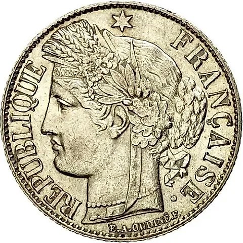 1 франк 1888 [Франция] — 1