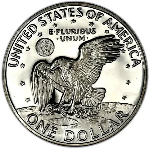 1 доллар 1972, S, доллар Эйзенхауэра [США] — 1