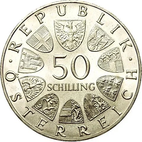 50 Schillings 1970, Renner [Austria] — 1