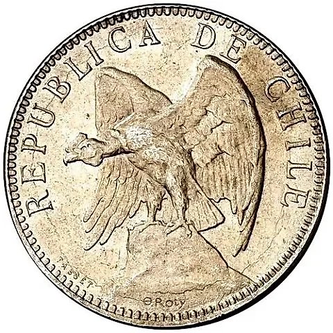 1 Peso 1895 [Chile] — 1