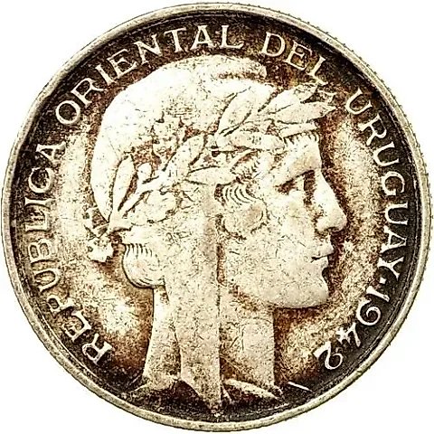 20 Centesimos 1942 [Uruguay] — 1