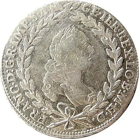 20 Kreuzer 1754-1765, Francis I [Austria] — 1