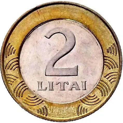 2 лита 1999 [Литва] — 1