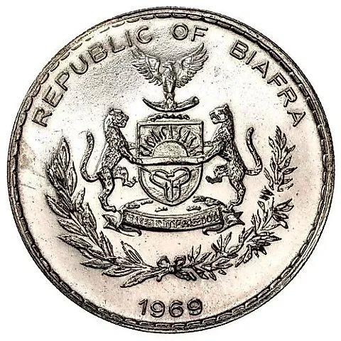 1 Pound 1969 [Niger / Nigeria / Biafra] — 1
