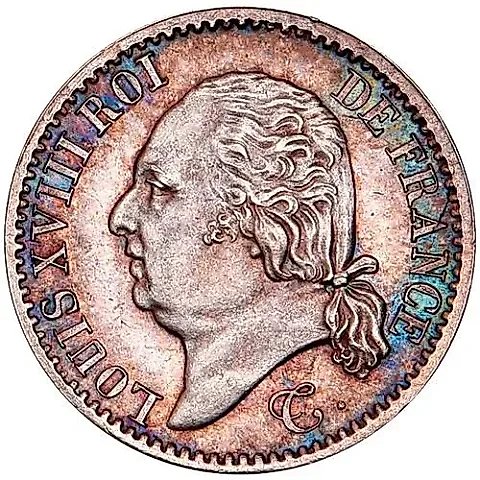 1/4 Franc 1817-1824 [France] — 1