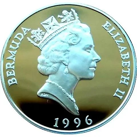 1 Dollar 1996, Queen Elizabeth The Queen Mother - Coronation of George VI [Bermuda] — 1