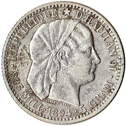 20 Centimes 1894 [Haiti] — 1