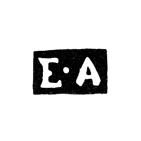 Master's Mark of Antipiev Yegor Antipov - Moscow - initials "E-A" - 1796-1852