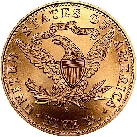 5 долларов 2006, S, Старый монетный двор Сан-Франциско [США] — 1
