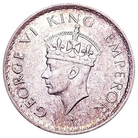 1/2 Rupee 1940, ♦, mint mark: "♦" - Bombay [India / British India] — 1