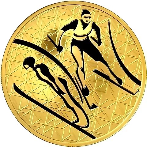 200 рублей 2010, ММД, двоеборье Proof — 1