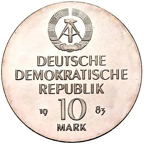 10 Mark 1983, 100th Anniversary of the Death of Richard Wagner [Germany / GDR] — 1