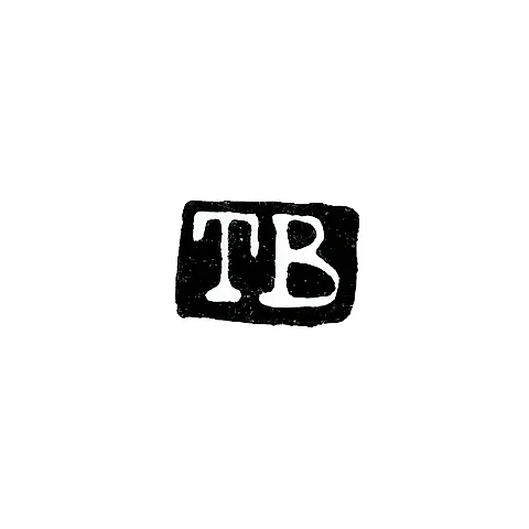 Клеймо мастера Боесесен Теодор - Ленинград - инициалы "TB"