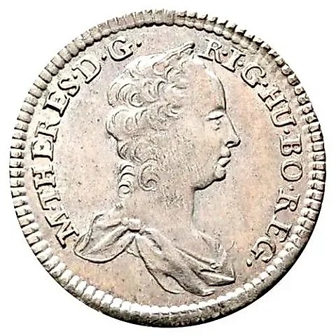3 Kreuzer 1751-1765, Maria Theresa - Eagle with Austrian Coat of Arms [Austria] — 1