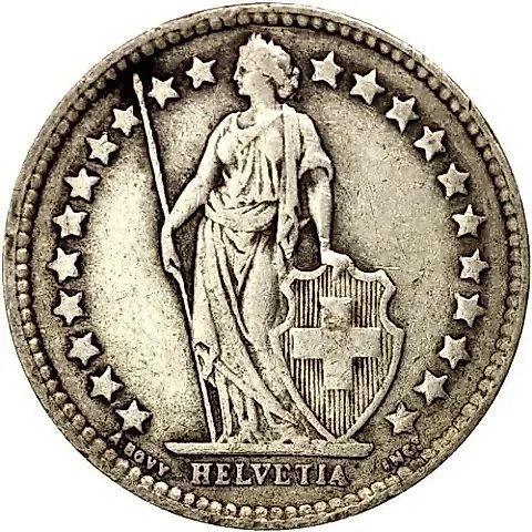 1/2 Franc 1943 [Switzerland] — 1