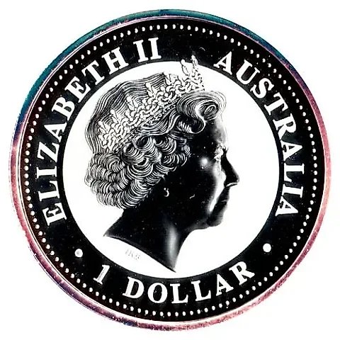 1 Dollar 2000, Australian Kookaburra [Australia] — 1