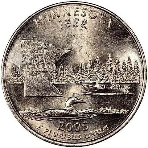 25 Cents 2005, D, Minnesota [USA] — 1