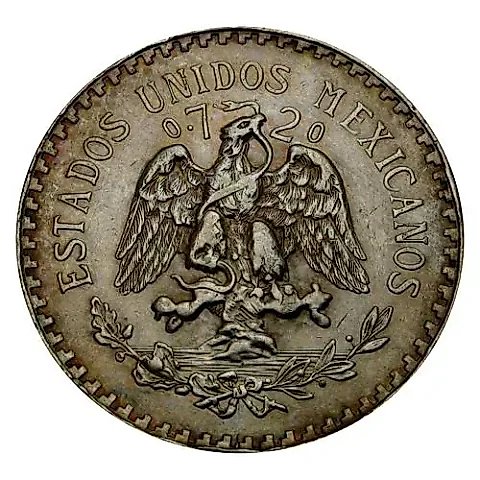 1 Peso 1938 [Mexico] — 1