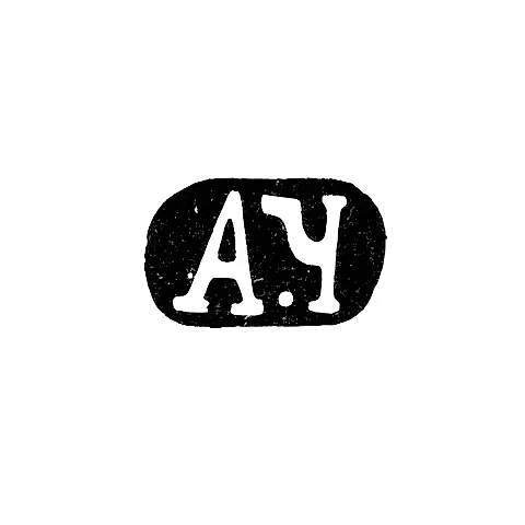 Master's Mark of Anton Mikhailovich Chevazrin - Moscow - initials "A.Ch"