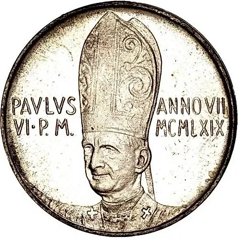500 лир 1969 [Ватикан] — 1