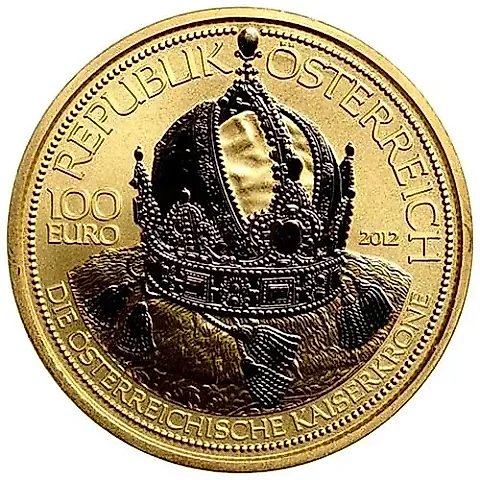 100 Euro 2012, Crown of the Austrian Empire [Austria] Proof — 1