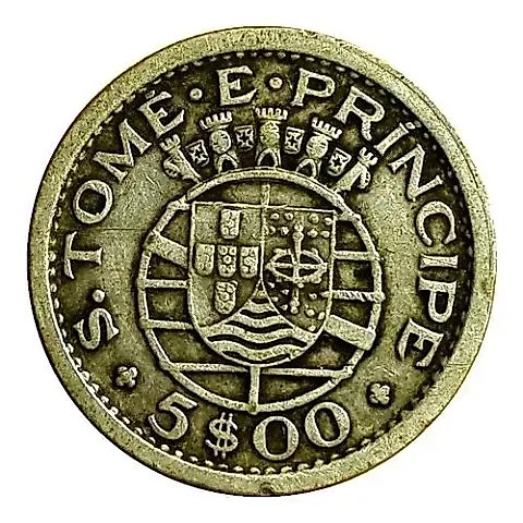 5 Escudos 1951 [São Tomé and Príncipe] — 1